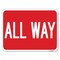 Signmission All Way Heavy-Gauge Aluminum Rust Proof Parking Sign, 18" x 24", A-1824-24407 A-1824-24407 - alternate 1